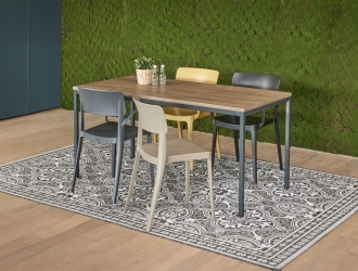 Rechte tafel - 160x80 cm