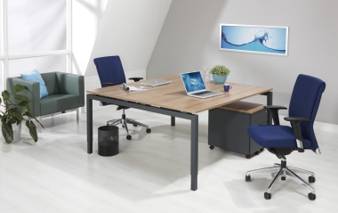 Bureau/Table de réunion N-Serie - 160 x 160 cm