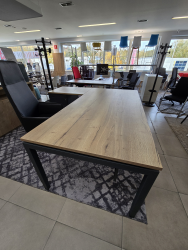 Bureau N-Serie - 200 x 100 cm + Retour 80 x 60 cm sur caisson