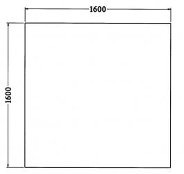 Plateau 160X160CM 