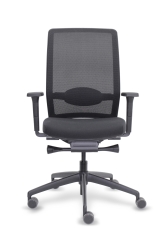 Swift - Chaise de bureau dossier haut en résille