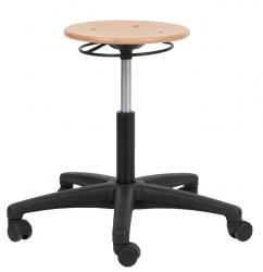 Tabouret Modèle 7821 avec assise en bois hêtre