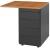 Retour sur caisson hauteur bureau - 80x60cm avec caisson 4 tiroirs 906