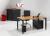 Table/Bureau Quartet Black - 180x80cm 2498
