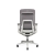 325 - Chaise de bureau haut dossier - Gris clair 74291