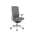 325 - Chaise de bureau haut dossier - Gris clair 74288