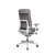 325 - Chaise de bureau haut dossier - Gris clair 74290