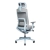 325 - Chaise de bureau haut dossier - Bleue 74235