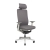325 - Chaise de bureau haut dossier - Gris clair 74293