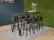 Table haute pieds V - H110 x L120 x P80 cm 60523