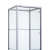 Vitrine H198,4 x L40 x P40 cm - Aluminium 78676