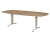 Table de réunion ovale Double-T - 240x120cm 61887