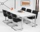 Table de réunion/Bureau Quartet Alu - 200x100cm