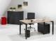 Table/Bureau Quartet Black - 120x80cm
