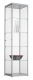 Vitrine H198,4 x L50 x P50 cm - Aluminium