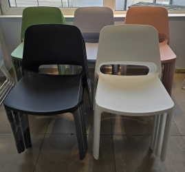 Chaise Polytone-O - Grise