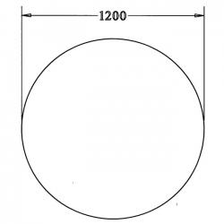 Table de réunion ronde - Ø120cm
