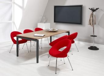 Table de réunion/Bureau Quartet Anthracite - 200x100cm
