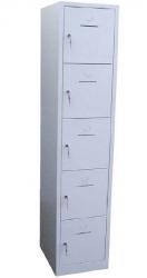 Lockerkast - 5-deling - H190xB41,5xD45 cm