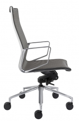 Chaise de bureau Design 985, en résille anthracite