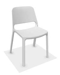 Chaise Polytone-O - Blanche