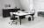 Table de réunion/Bureau Quartet Black - 160x160cm 2463