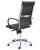 Design bureaustoel 6401, hoge rug in zwart PU 14248
