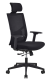 Zack - Bureaustoel met hoge rugleuning en hoofdsteun