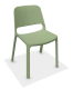 Chaise Polytone-O - Verte avocat